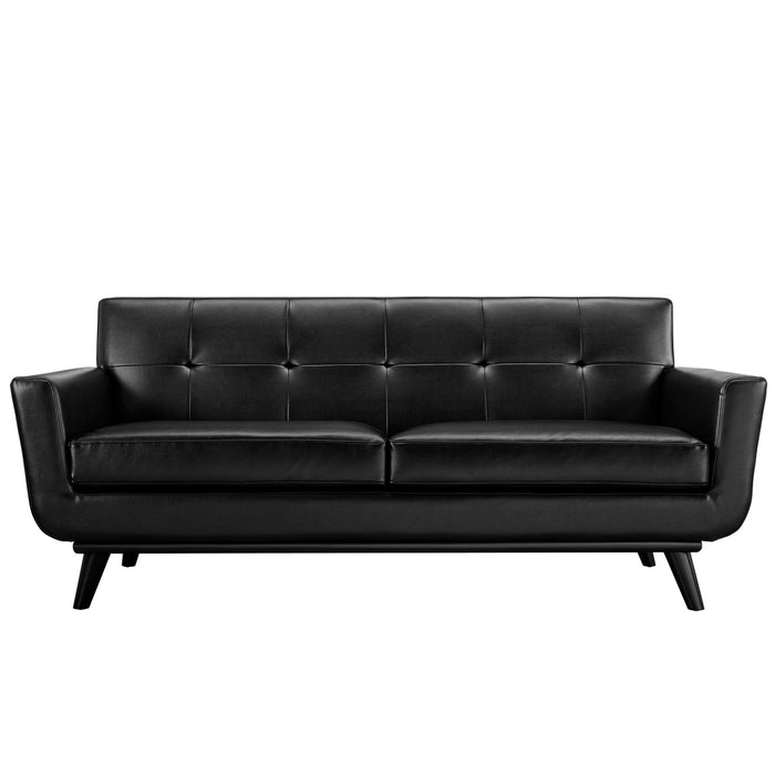 Engage Bonded Leather Loveseat