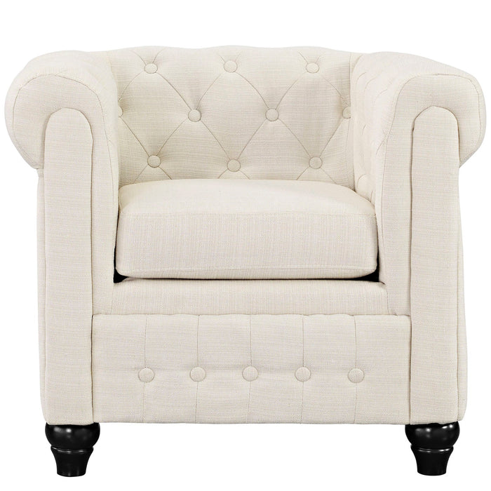 Earl Upholstered Fabric Armchair