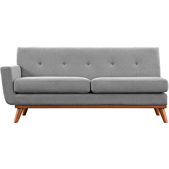 Engage Left-Arm Upholstered Fabric Loveseat