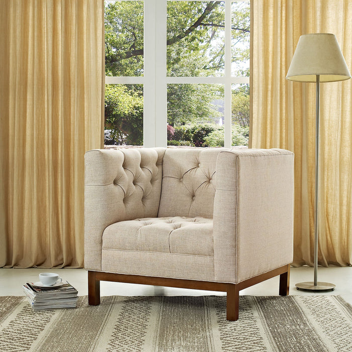 Panache Upholstered Fabric Armchair