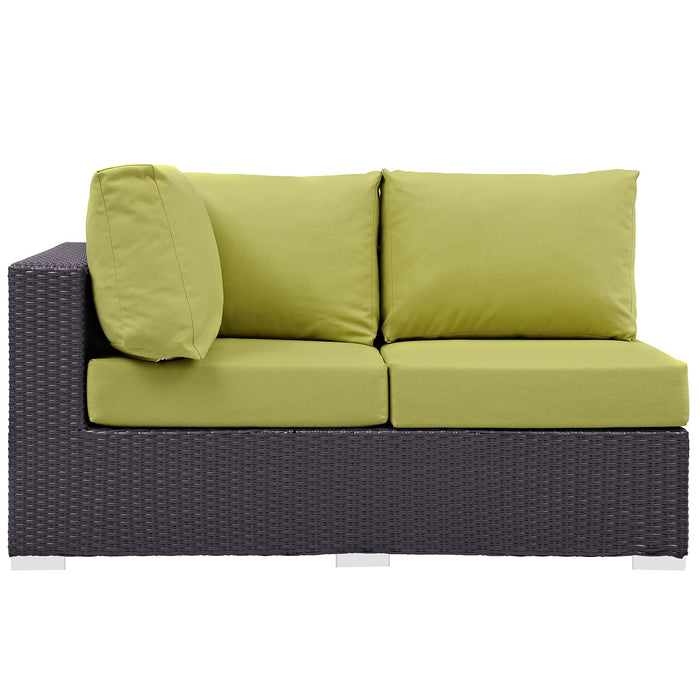 Convene Outdoor Patio Left Arm Loveseat