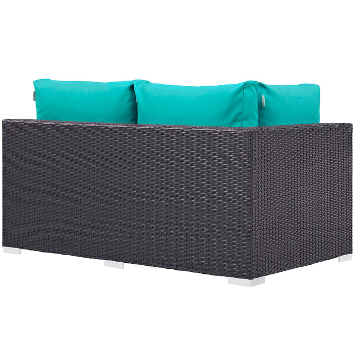 Convene Outdoor Patio Left Arm Loveseat