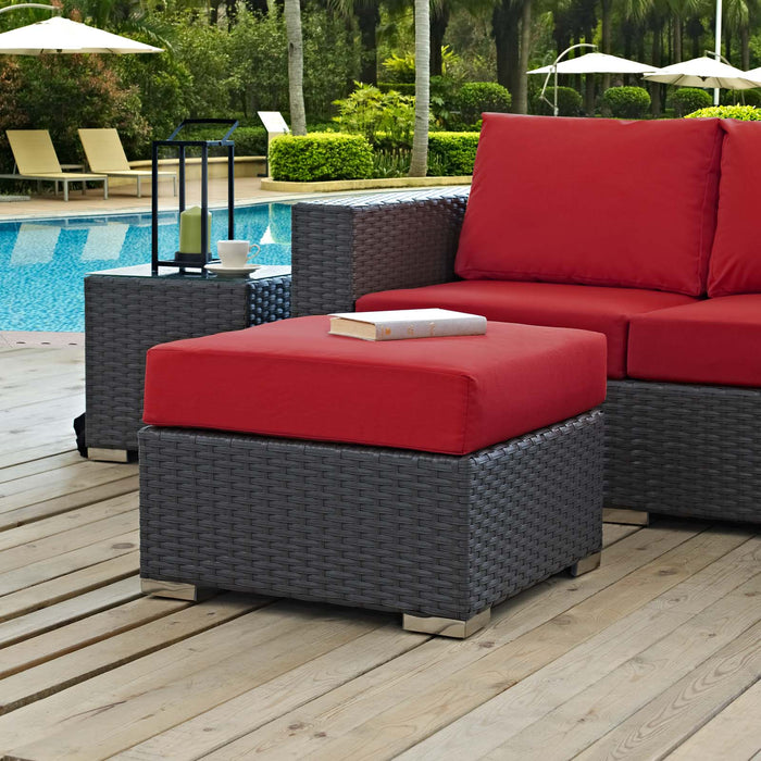 Sojourn Outdoor Patio Sunbrella® Ottoman