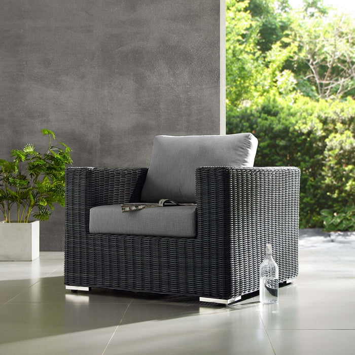 Summon Outdoor Patio Fabric Sunbrella® Armchair