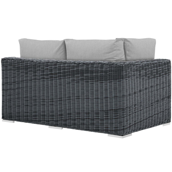 Summon Outdoor Patio Sunbrella® Left Arm Loveseat