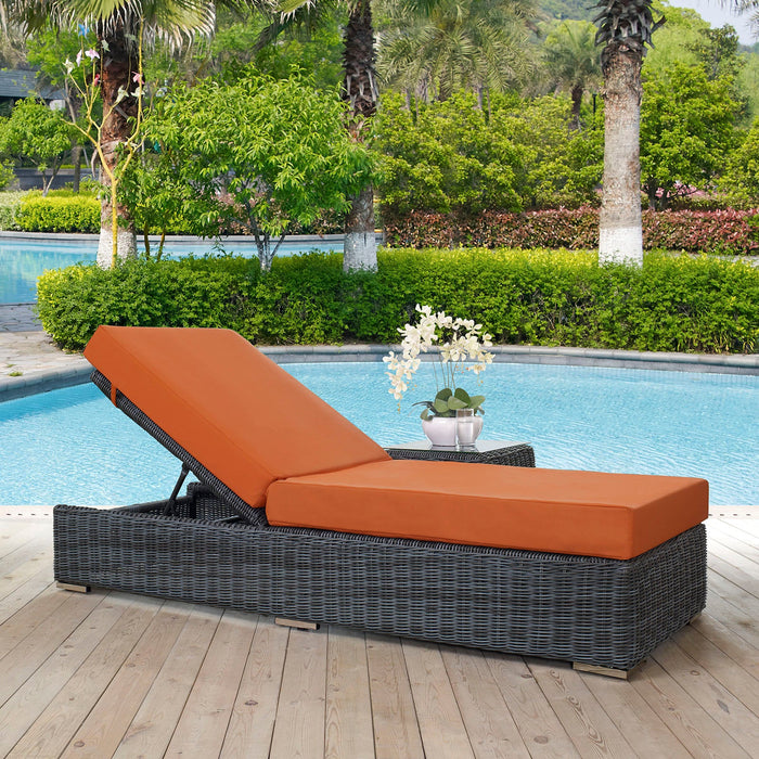 Summon Outdoor Patio Sunbrella® Chaise Lounge