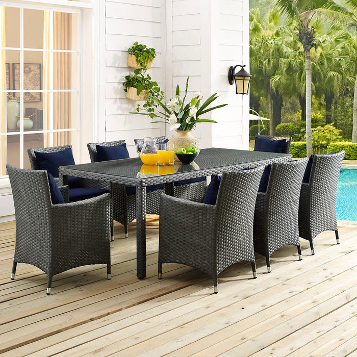 Sojourn 82" Outdoor Patio Dining Table