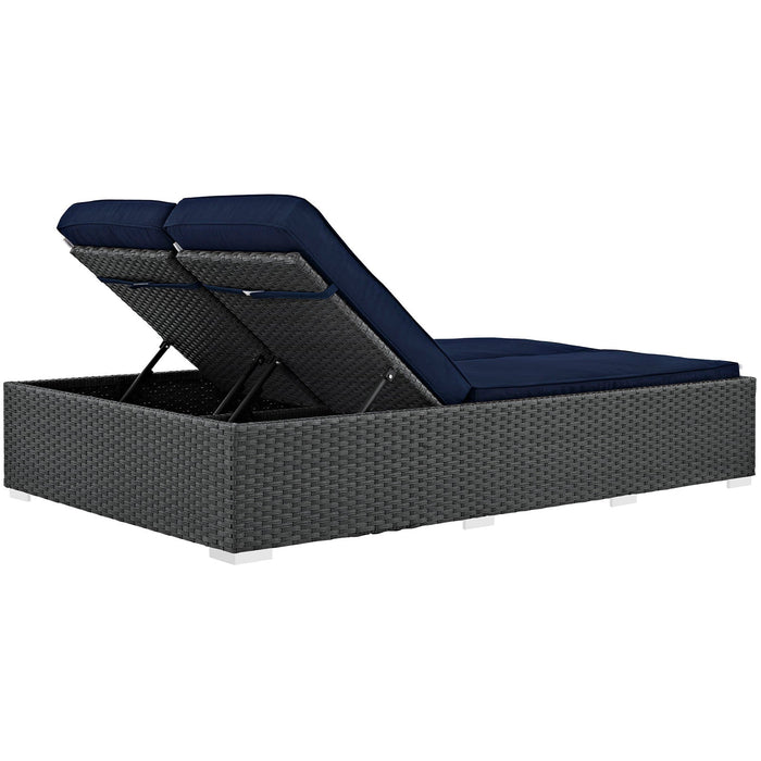 Sojourn Outdoor Patio Sunbrella® Double Chaise