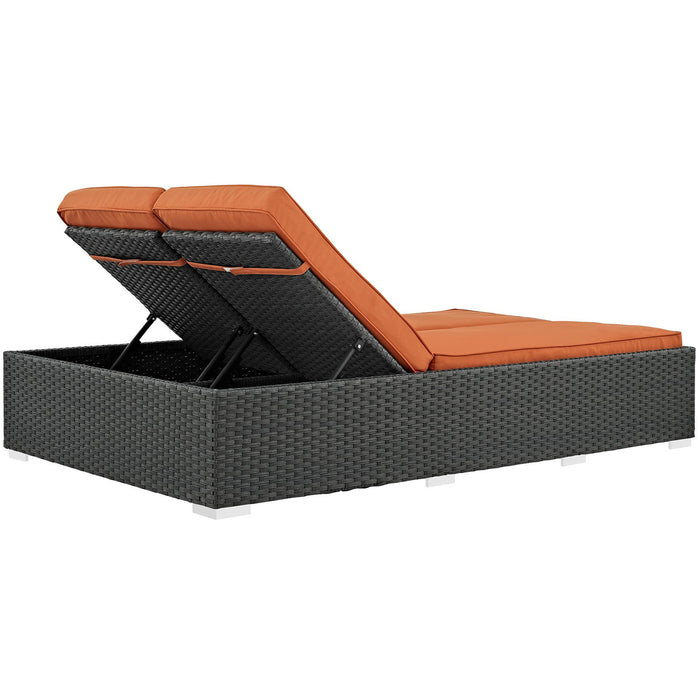 Sojourn Outdoor Patio Sunbrella® Double Chaise