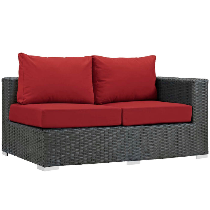 Sojourn 7 Piece Outdoor Patio Sunbrella® Sectional Set