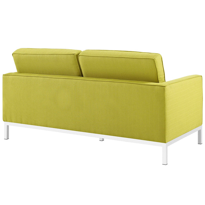 Loft Upholstered Fabric Loveseat