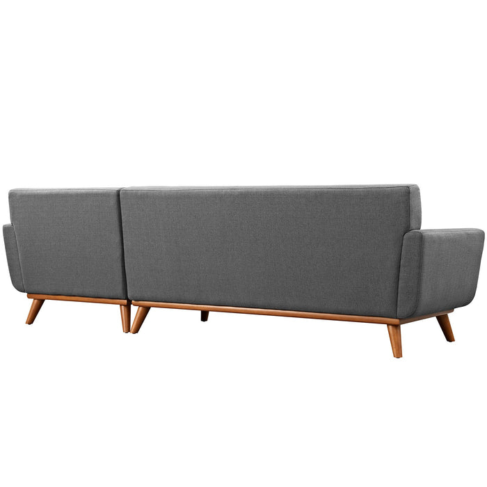 Engage Right-Facing Upholstered Fabric Sectional Sofa