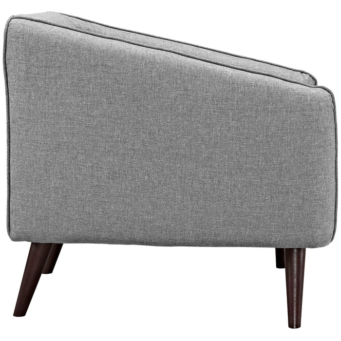 Slide Upholstered Fabric Armchair