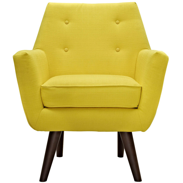 Posit Upholstered Fabric Armchair