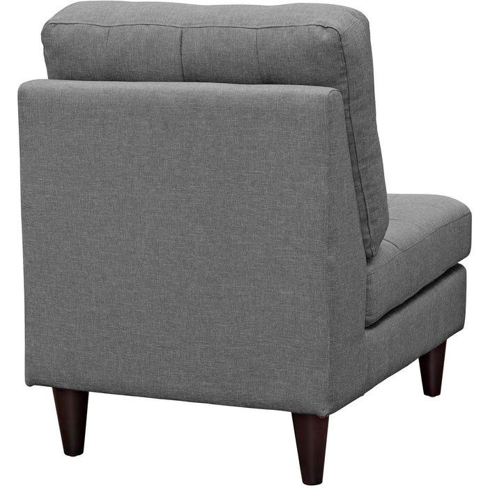 Empress Upholstered Fabric Lounge Chair