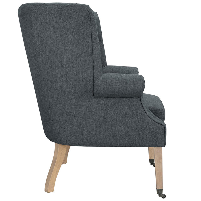 Chart Upholstered Fabric Lounge Chair