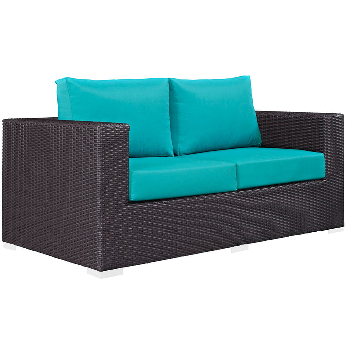 Convene 5 Piece Outdoor Patio Sofa Set