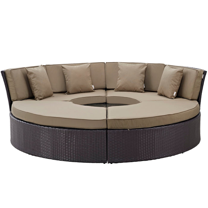 Convene Circular Outdoor Patio Daybed Set