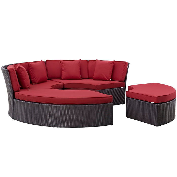 Convene Circular Outdoor Patio Daybed Set