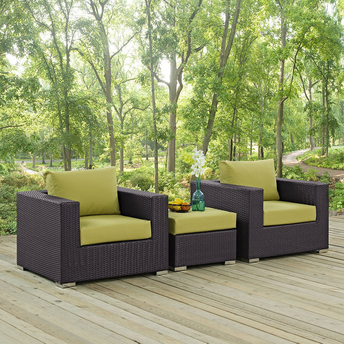 Convene 3 Piece Outdoor Patio Sofa Set