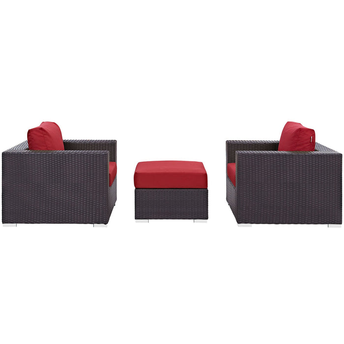 Convene 3 Piece Outdoor Patio Sofa Set