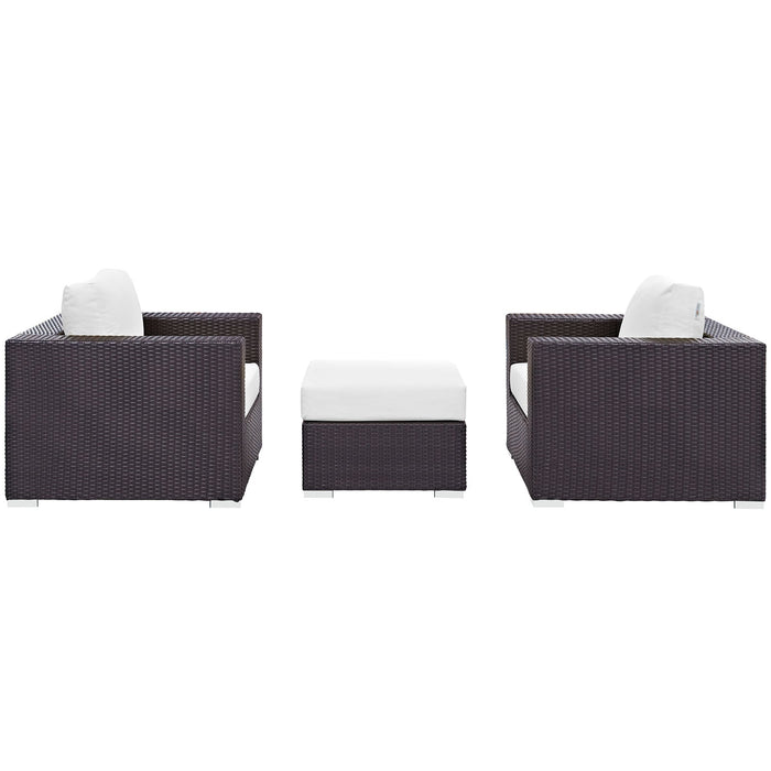 Convene 3 Piece Outdoor Patio Sofa Set