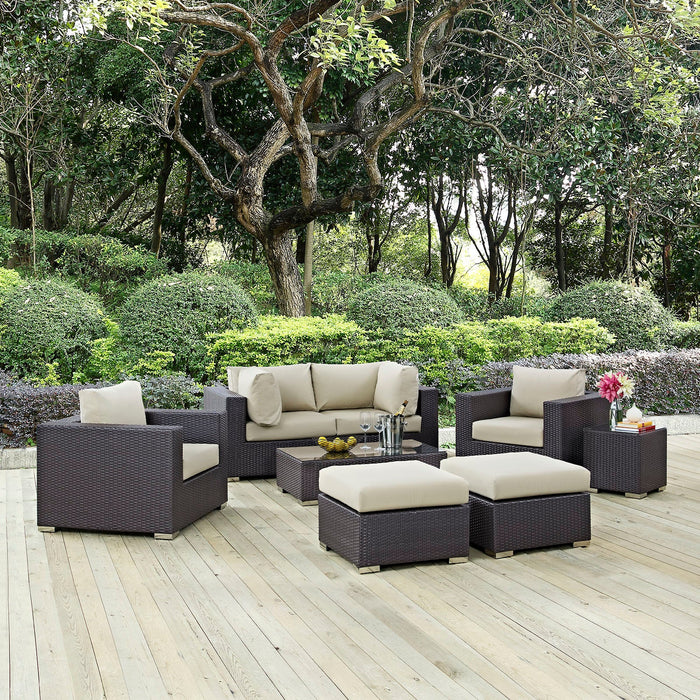 Convene 8 Piece Outdoor Patio Sectional Set