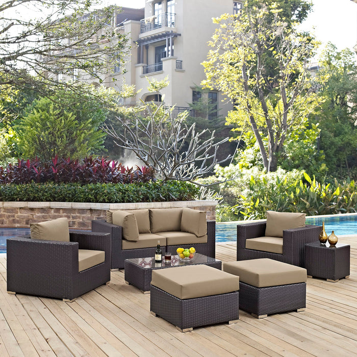 Convene 8 Piece Outdoor Patio Sectional Set