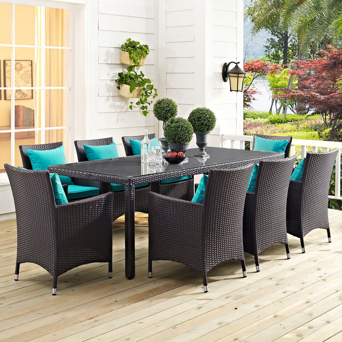 Convene 9 Piece Outdoor Patio Dining Set