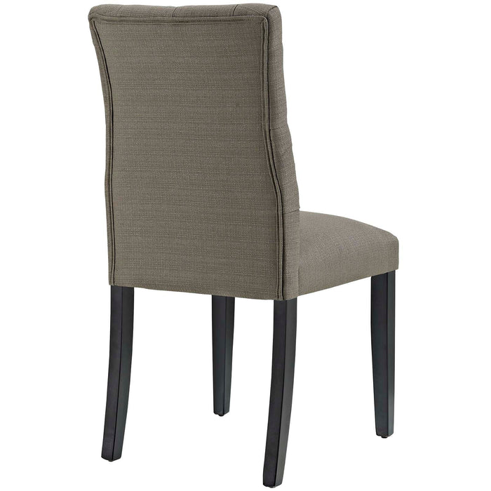 Duchess Button Tufted Fabric Dining Chair