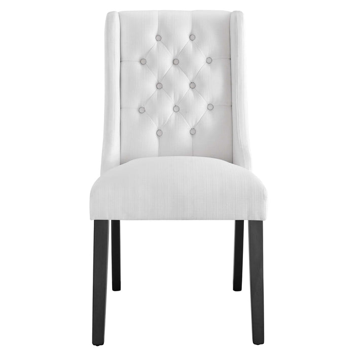 Baronet Button Tufted Fabric Dining Chair