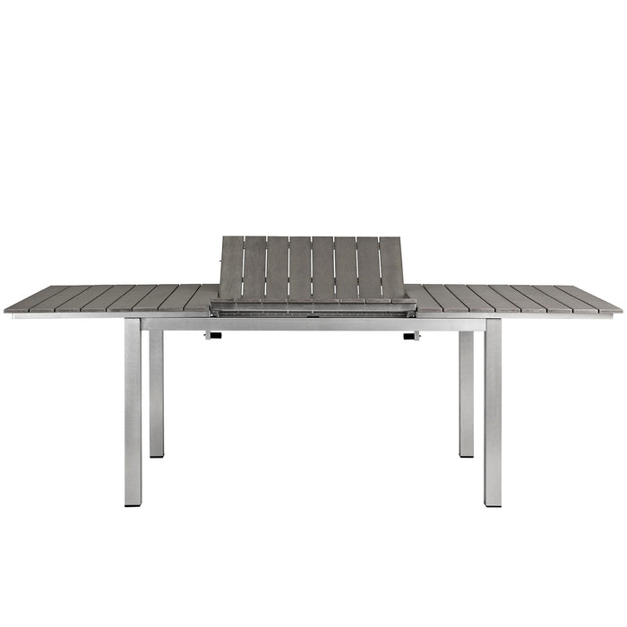 Shore Outdoor Patio Wood Dining Table