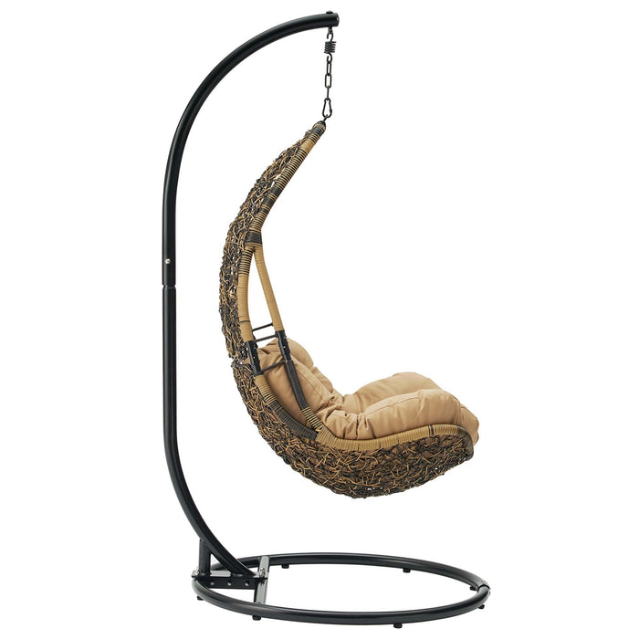 Abate Outdoor Patio Swing Chair With Stand