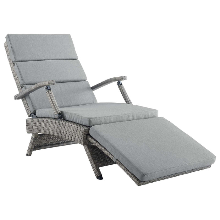 Envisage Chaise Outdoor Patio Wicker Rattan Lounge Chair