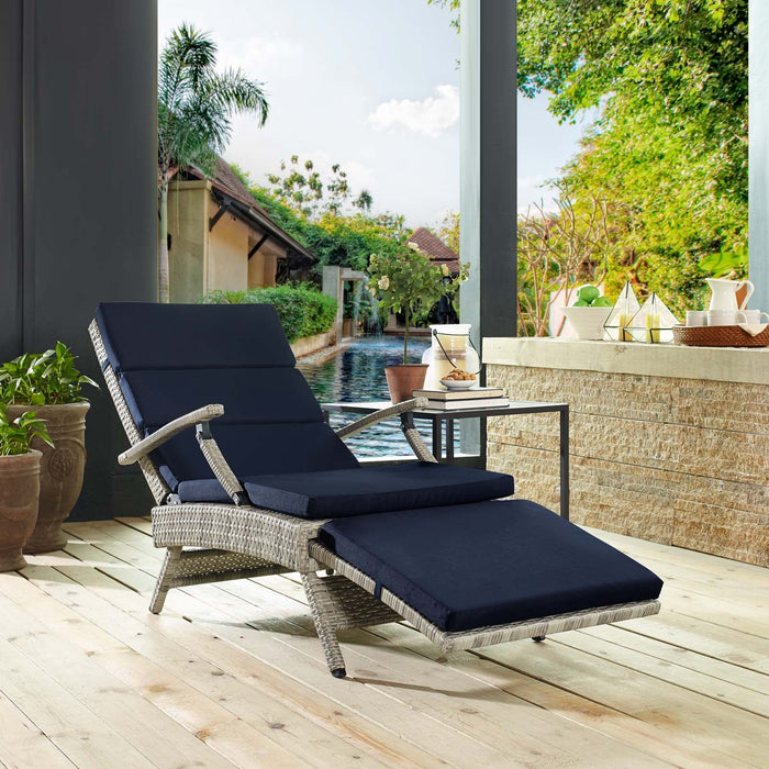 Envisage Chaise Outdoor Patio Wicker Rattan Lounge Chair