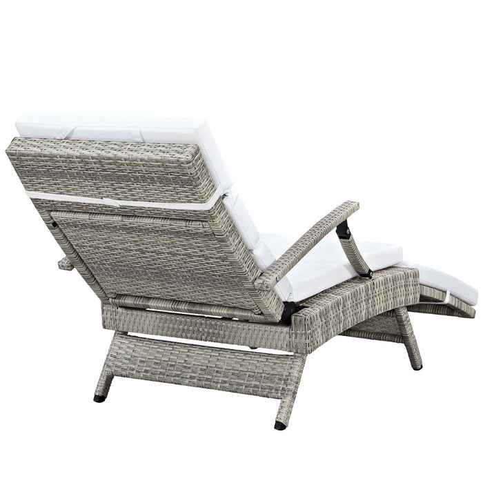 Envisage Chaise Outdoor Patio Wicker Rattan Lounge Chair