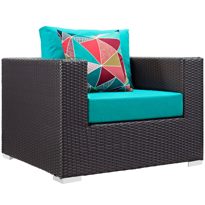 Convene 5 Piece Outdoor Patio Sofa Set