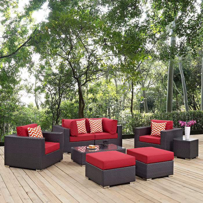 Convene 8 Piece Outdoor Patio Sectional Set