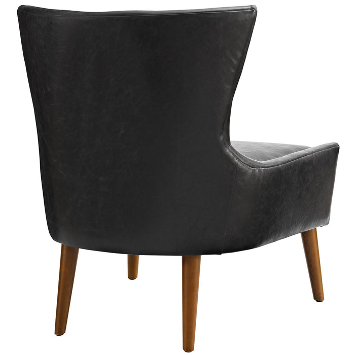 Keen Upholstered Vinyl Armchair