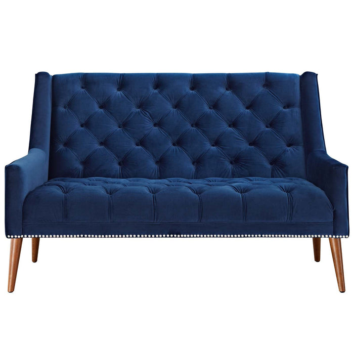 Peruse Performance Velvet Loveseat