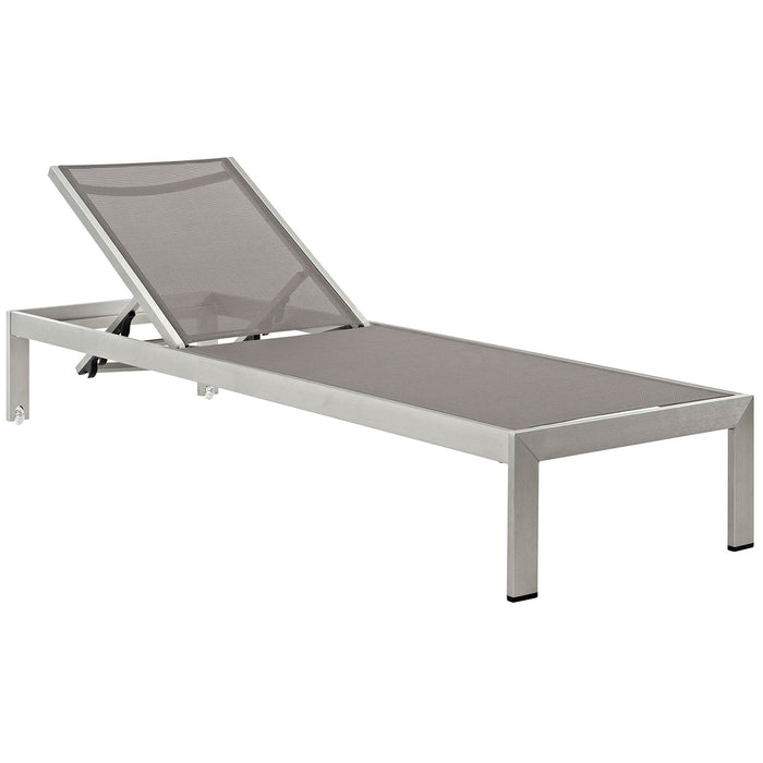 Shore Chaise Outdoor Patio Aluminum Set of 4