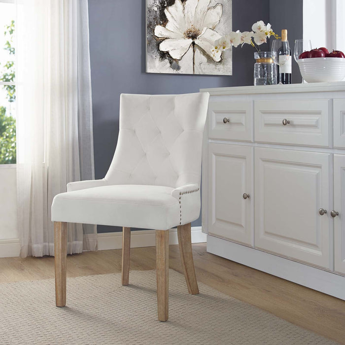 Pose Performance Velvet Dining Chair