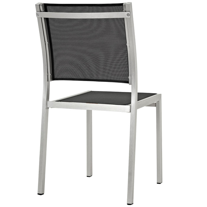 Shore Side Chair Outdoor Patio Aluminum Set of 2