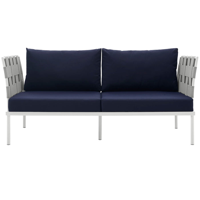 Harmony Outdoor Patio Aluminum Loveseat