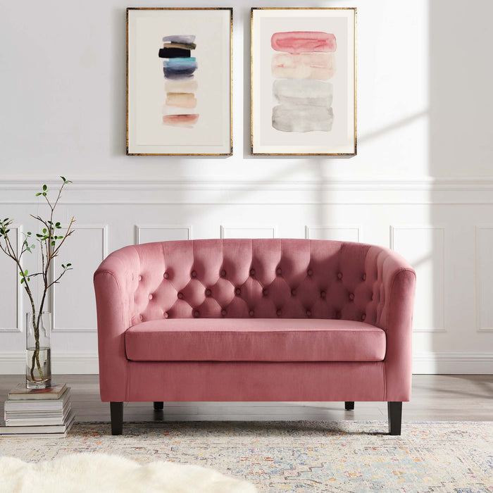 Prospect Performance Velvet Loveseat