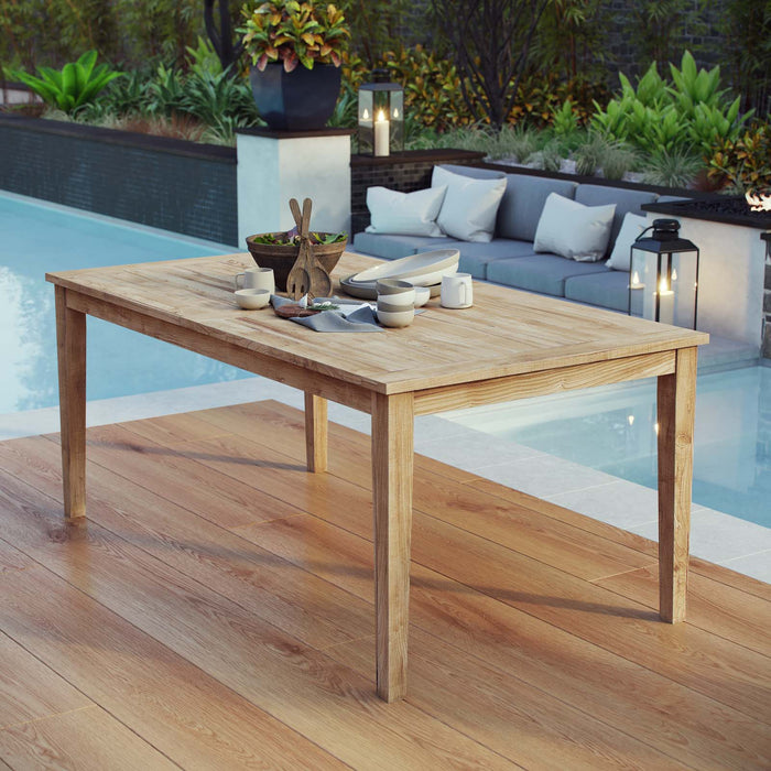 Marina Outdoor Patio Teak Dining Table