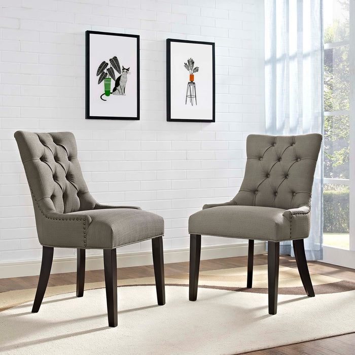 Regent Dining Side Chair Fabric Set of 2