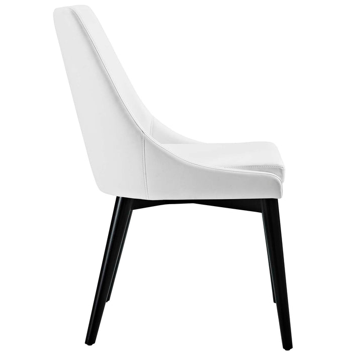 Viscount Dining Side Chair Vinyl Set of 2