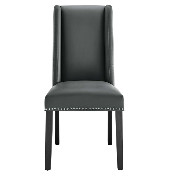 Baron Dining Chair Vinyl Set of 2