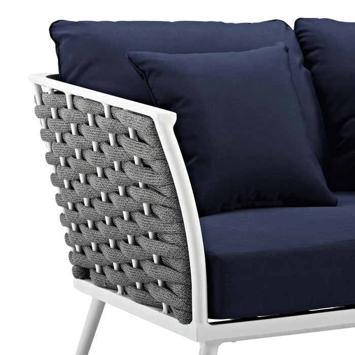 Stance Outdoor Patio Aluminum Loveseat